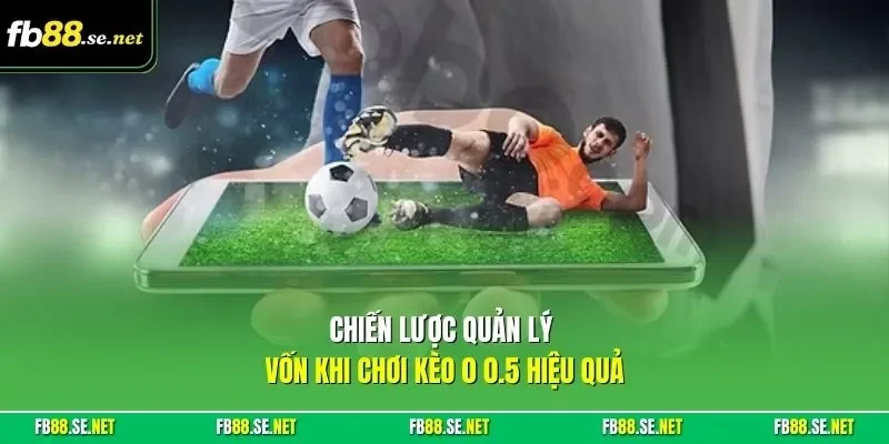 Chiến lược quản lý vốn khi chơi kèo 0 0.5 hiệu quả